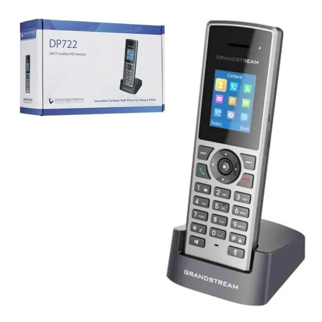 Teléfono Ip Inalámbrico Grandstream Dp722 Voip Sip Dect 6.0
