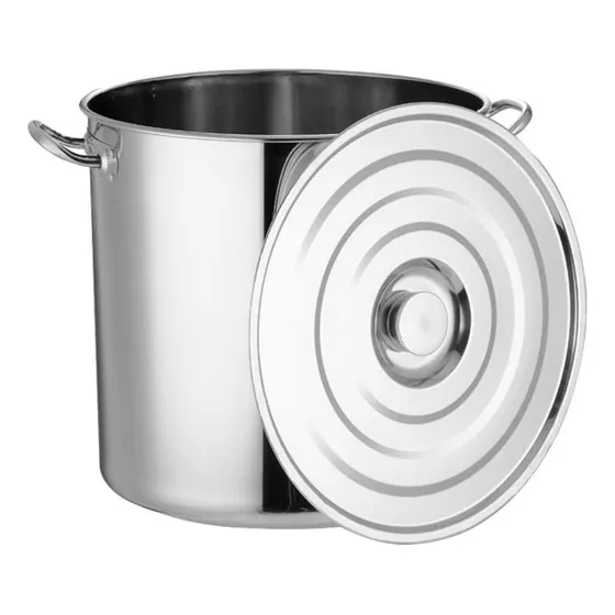 Fondo Acero Inoxidable 50 Litros Con Tapa