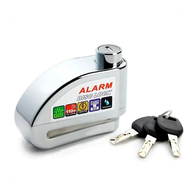 Candado De Disco Pesado Para Moto Alarma Motocicleta Disco