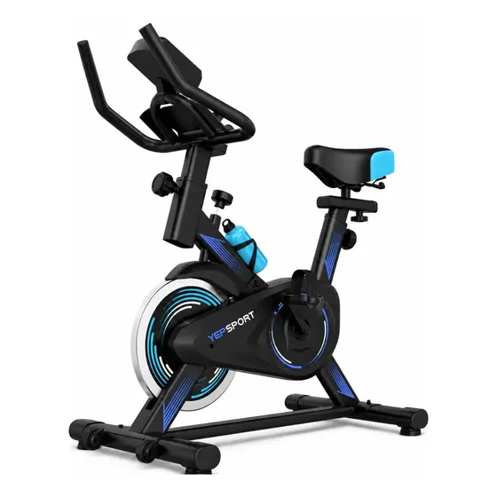Bicicleta Spinning Yepsport Calipso Con Botella Turquesa