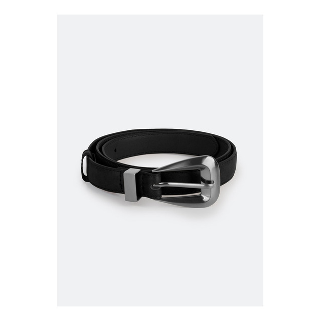 Cinto Feminino Fivela De Metal Hering Cor Preto Tamanho G