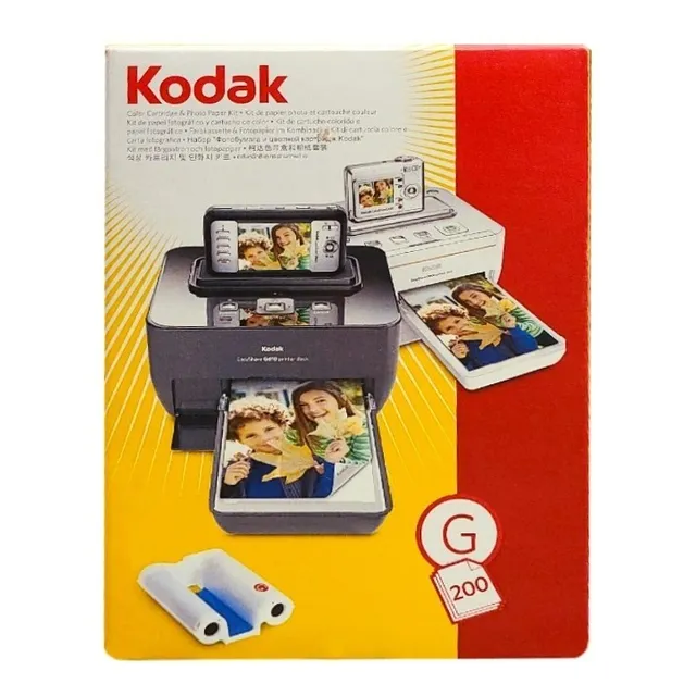 Kit Papel Y Ribbon Kodak Para G200h