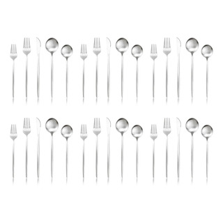 Juego De Cubiertos Janking Matte De 30 Piezas De Acero In... Juego De Cubiertos Janking Matte De 30 Piezas De Acero In...