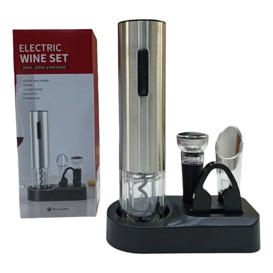 Sets De Vino Electrico (saca Corcho) 5 Pzs