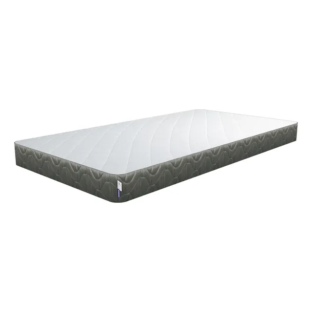 Drjoohn Colchones Basic one color blanco colchón individual de espuma confortable colchón compactado 2 capas espumas 100cm x 190cm