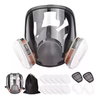 Para Máscara De Gás Respiratório, Capacetes De Proteção Faci Para Máscara De Gás Respiratório, Capacetes De Proteção Faci