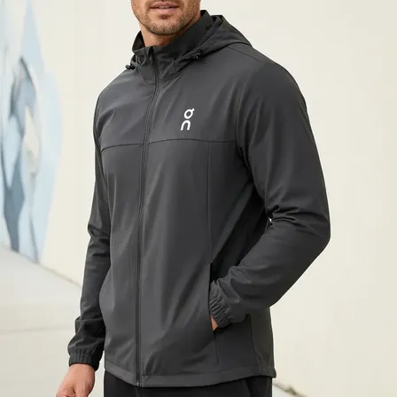 Jaqueta Masculina Corta-vento Dry Fit Onrunning Com Capuz