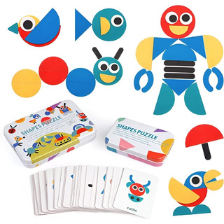 Juego Didáctico Educativo Armar Figuras Madera Peke Kids Color Blanco Juego Didáctico Educativo Armar Figuras Madera Peke Kids Color Blanco
