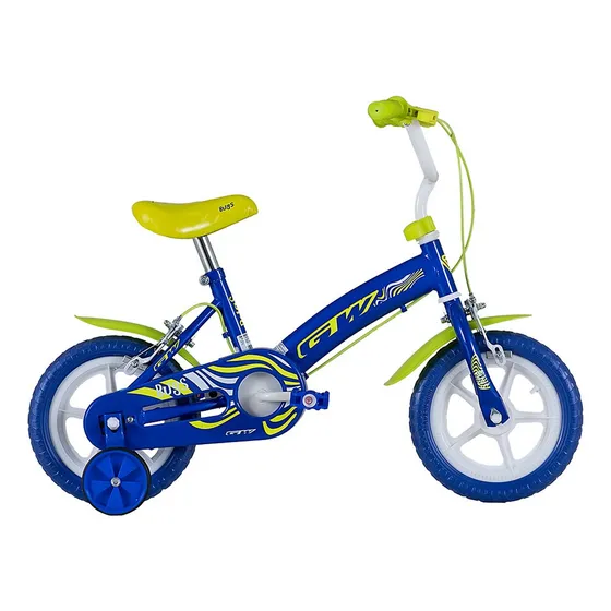 Bicicleta Niño Gw Rin 12 Fireman Con Accesorios Color Azul Bugs
