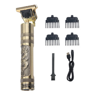 Cortadora De Pelo Inalámbrica Recargable Retro Con Peines Pa Cortadora De Pelo Inalámbrica Recargable Retro Con Peines Pa