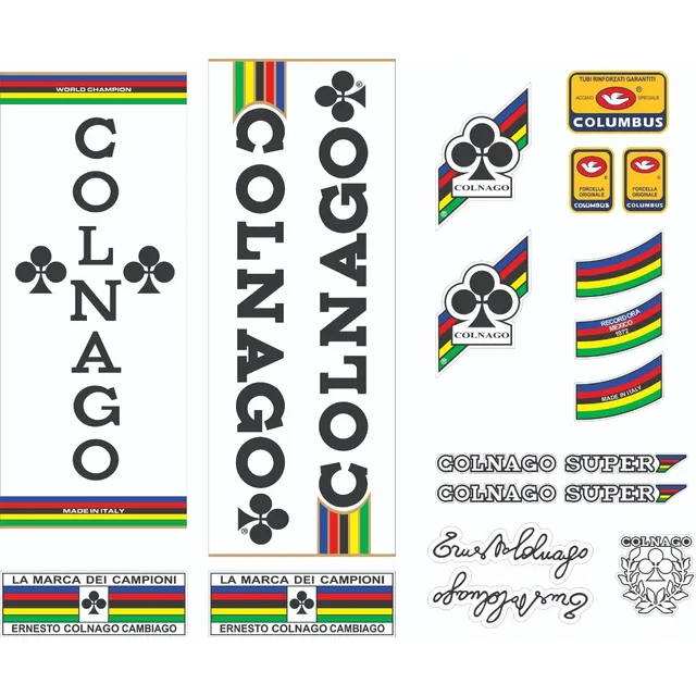 Antigo Grafismo Adesivos Bicicleta Colnago Mod 1