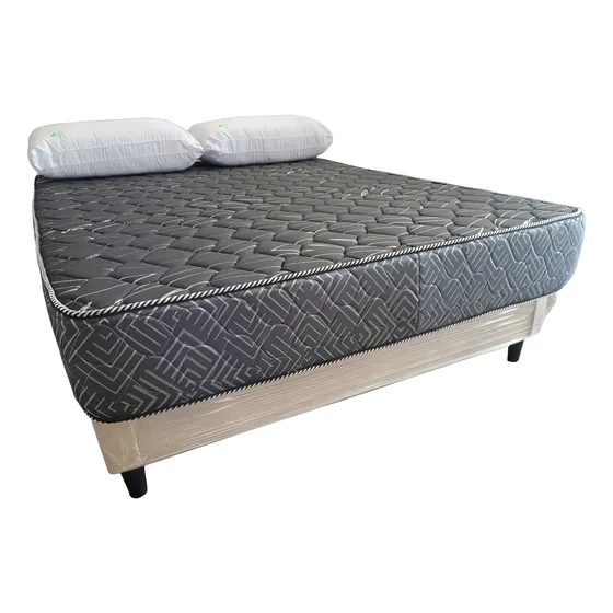 Conjunto Sommier Espuma 1,40m X 1,90m Alta Densidad