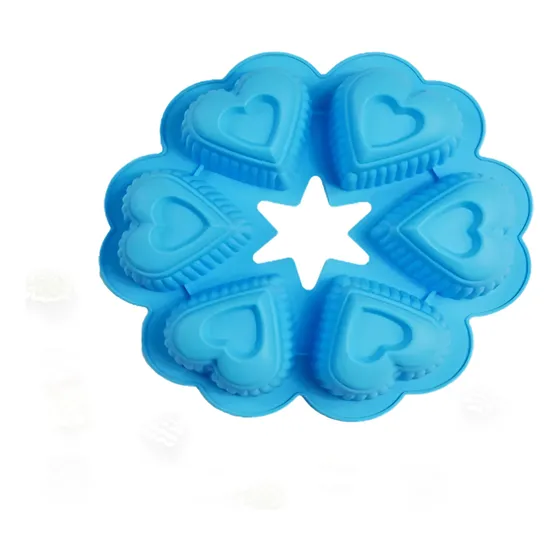 Molde Silicona Forma Corazon Chocolate Jabones Velas Resina