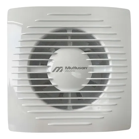 Extractor De Aire Para Baño 150 Mm Silencioso Con Mosquitero Color Blanco