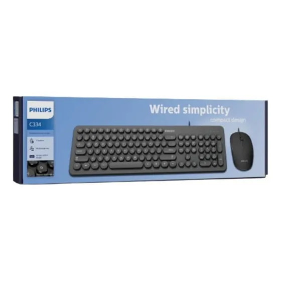 Combo Teclado Y Mouse Philips C334