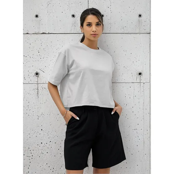 Crop Top Oversize Mujer Mochi X4