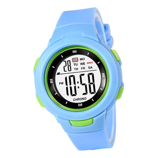 Reloj Digital Deportivo Para Niños, Relojes Azul Claro Reloj Digital Deportivo Para Niños, Relojes Azul Claro