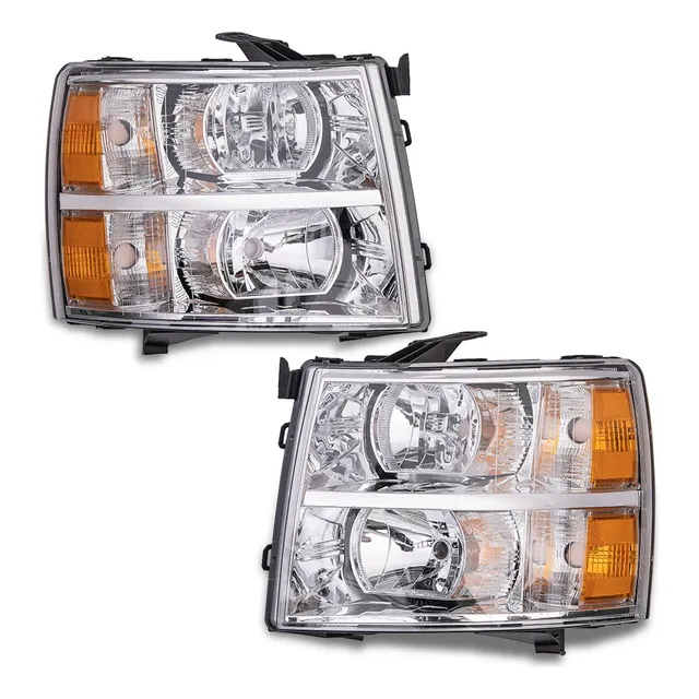 Faro Delantero Para Chevy Silveado Silverado Hd (para Estilo