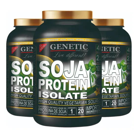 Soja Protein Genetic Crecimiento Muscular Nutrición Vegana