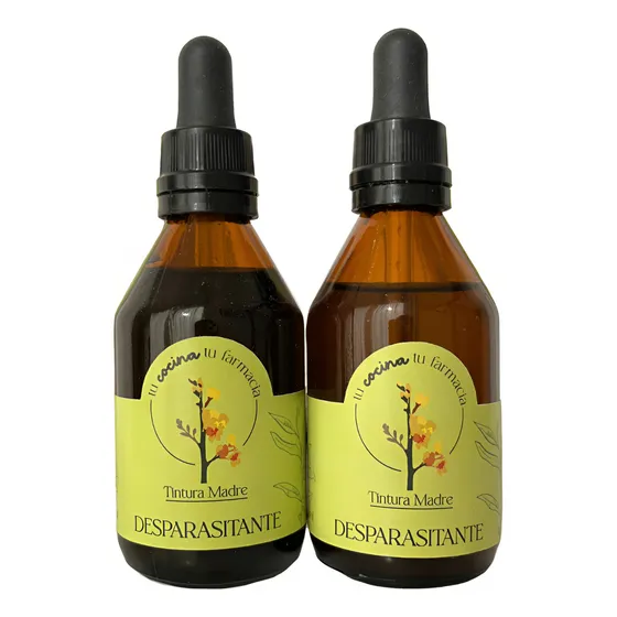 Tintura Madre Desparasitante Natural Altamisa + Suico X 60cc Sabor Altamisa Y Suico