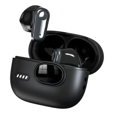 Audífonos Bluetooth Tws Inalámbricos Con Estuche De Carga Black