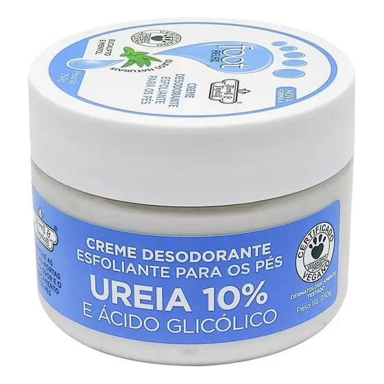 Flores E Vegetais Creme Desodorante Esfoliante P/ Pés 250g