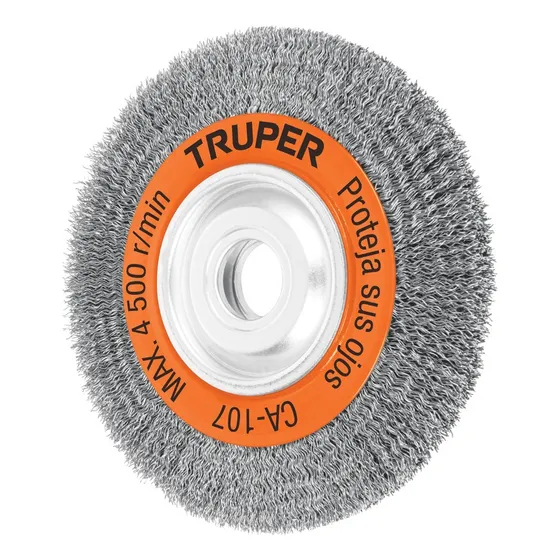 Cepillo De Alambre Circular Para Esmeril 8*3/4 PuLG., Truper