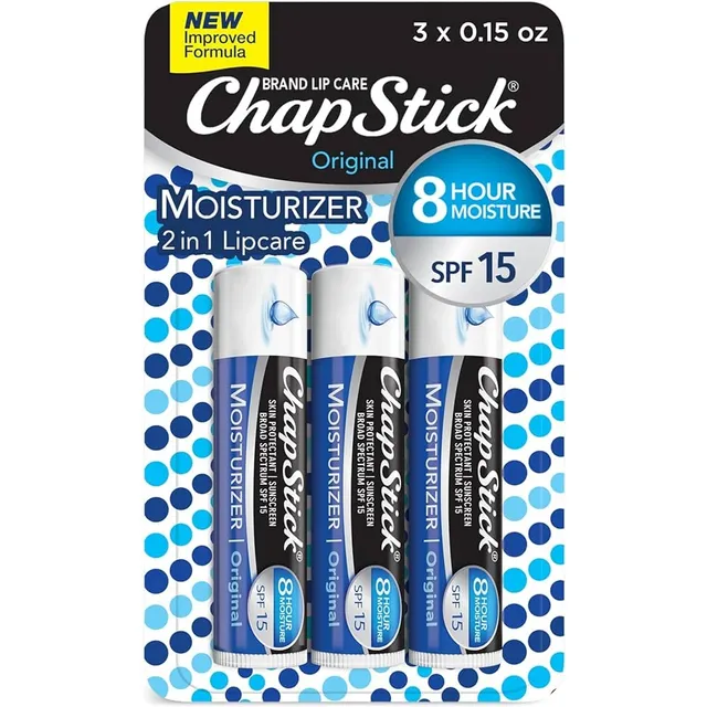 Chapstick Bálsamo Labial X 3 Unidades Escoge Sabor