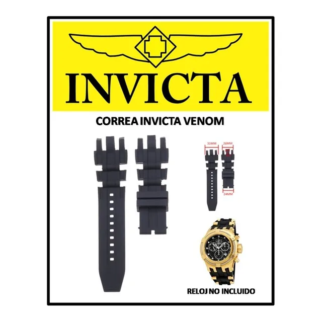 Correa Reloj Invicta Modelo Venom Reserve
