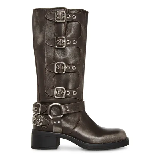 Botas Sm Biker Brocks Piel Mujer