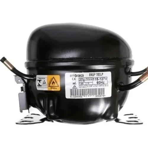 Compressor 110v R600 1/5 Em2p70clp  Brastemp Electrolux Novo