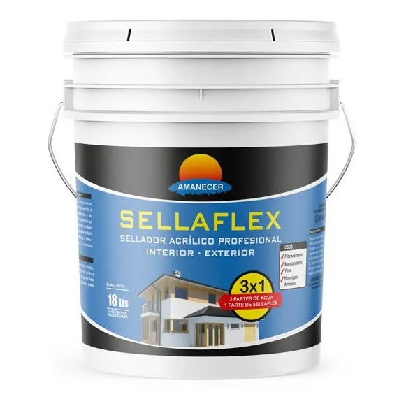Sellaflex Fijador Sellador 3x1 Concentrado 18 L  | Amanecer