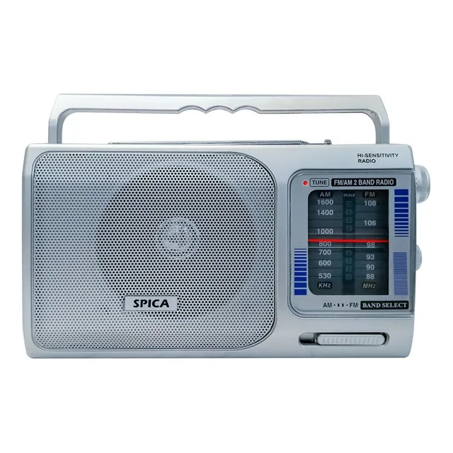 Radio Portatil Spica Sp7180 Am/fm Pilas Y Electrica Original