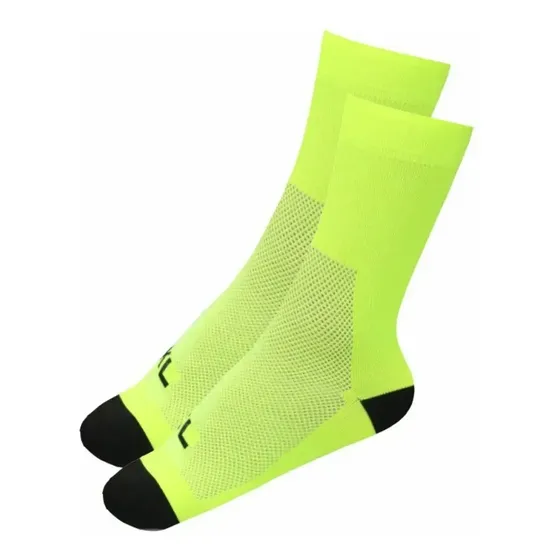 Meia Poliamida Corrida Running Cano Médio Semi Compressiva