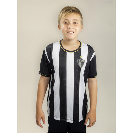 Camiseta Braziline Atlético Mineiro Trevo Juvenil Camiseta Braziline Atlético Mineiro Trevo Juvenil