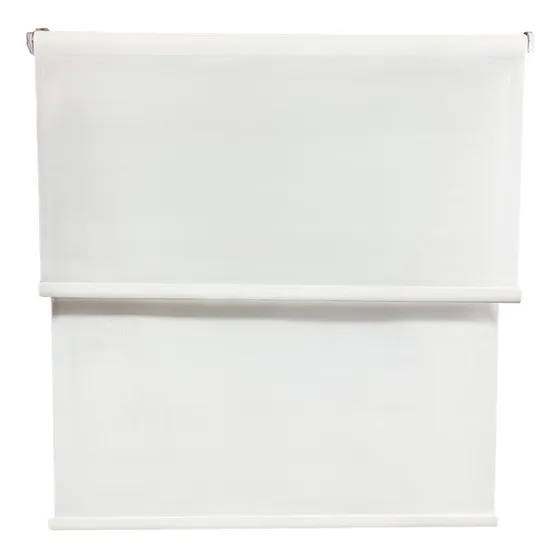 Cortina Roller Blackout 2 Paño 150x200 Doble Con Visillo