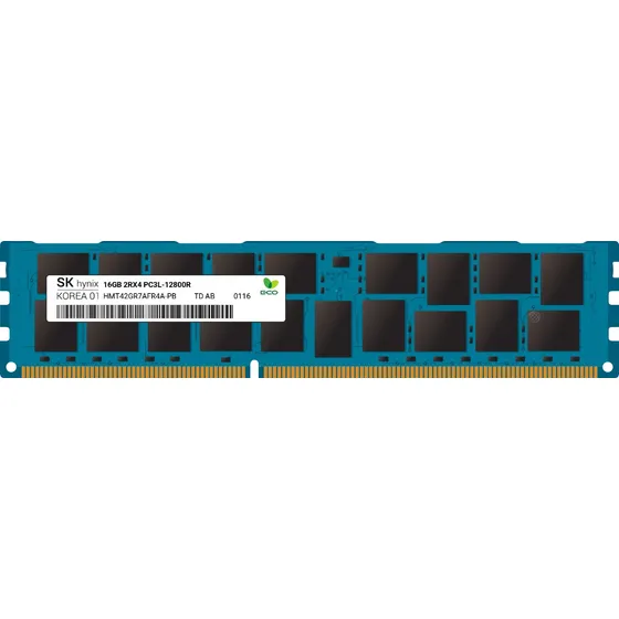 Sk Hynix 16gb Ddr3 Rdimm Ecc Registrado Pc3l-12800r 1600mhz