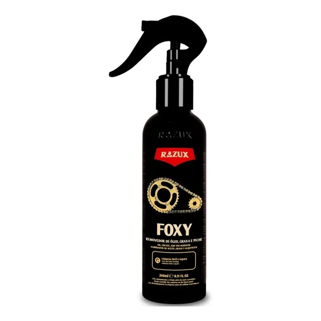 Limpa Corrente Foxy Removedor Óleo Graxa Piche Razux 240ml
