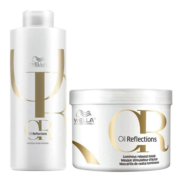 Kit Wella Oil Reflections - Sh 1l + Másc 500 Ml Kit Wella Oil Reflections - Sh 1l + Másc 500 Ml
