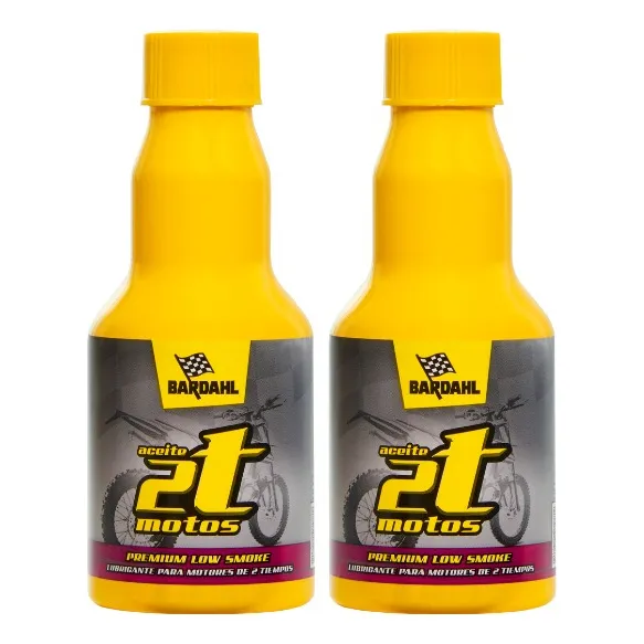 Kit Aceite Mineral 2t Para Motos Bardahl 100ml X 2uni