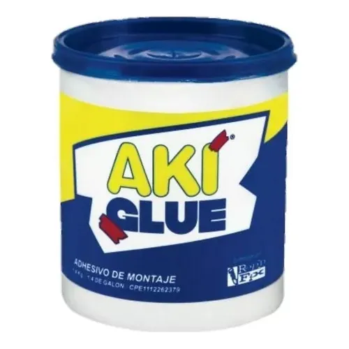  Pasta Adhesiva/ Pega Aki Glue Para Molduras #e