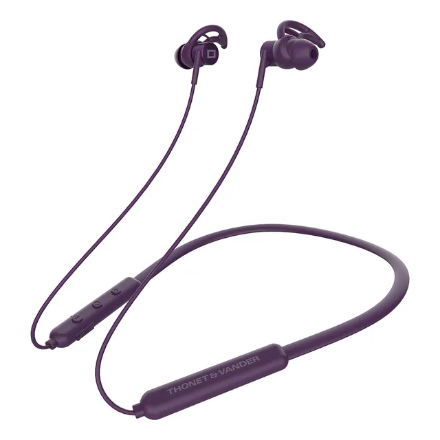 Auriculares In Ear Bluetooth Vincha Deportivo Running Mic Color Violeta