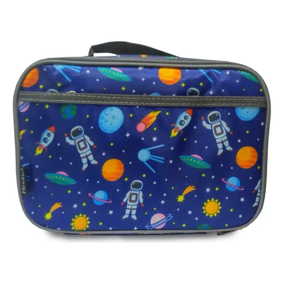 Lonchera Bolso Escolar Térmico - Estampado De Astronauta