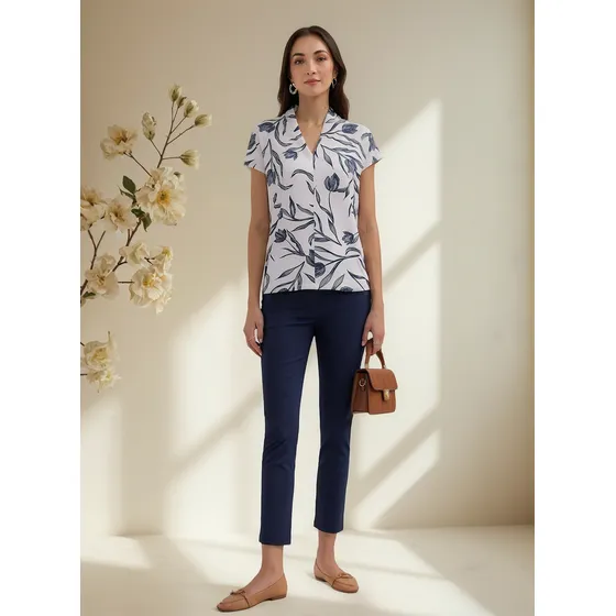 Pantalon Para Mujer Chino Patprimo En Color Azul #30071723