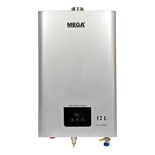 Calefón A Gas Mega 12 L/m T. F. Modulante Registr. En Ursea