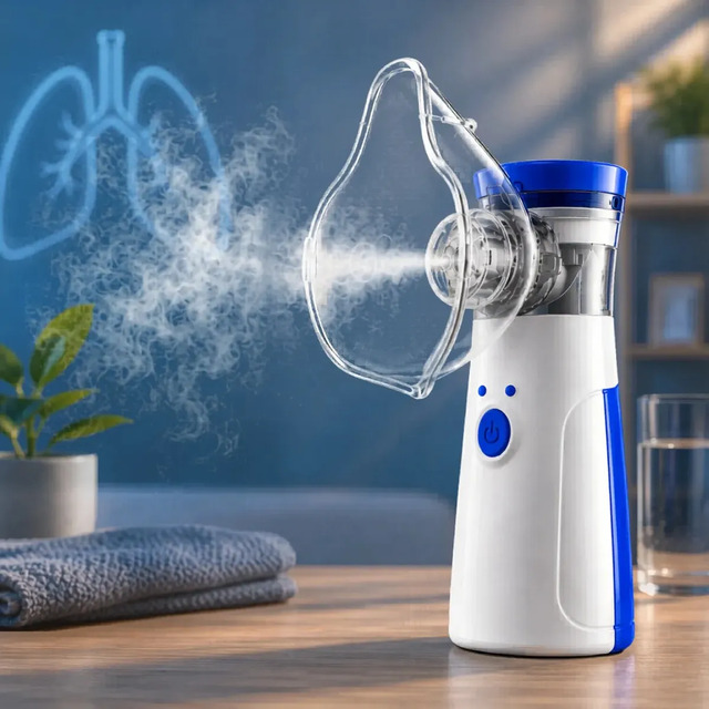 Nebulizador Inalador Bahrein Portatil Ultrassonico Silencioso - Bivolt Nebulizador Inalador Bahrein Portatil Ultrassonico Silencioso - Bivolt