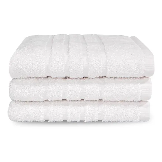Set X 4 Toallas De Rostro Hoteleras 600gr 50x90 Cm Arco Iris