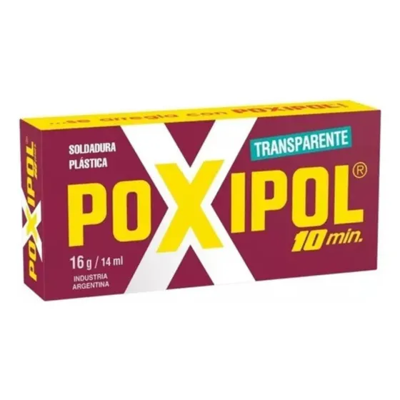 Poxipol® - Soldadura Plástica 10 Min Transparente - 16g/14ml