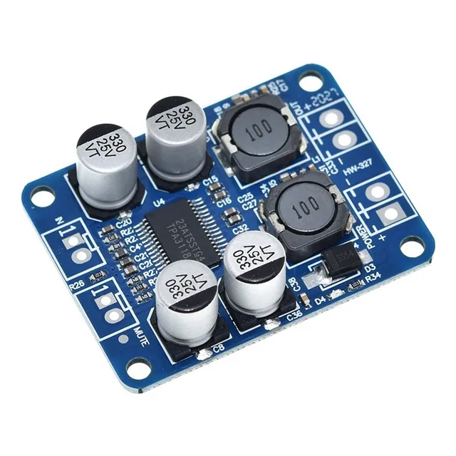 Placa Amplificadora De Audio Digital Mono 60w Dc 12-24v