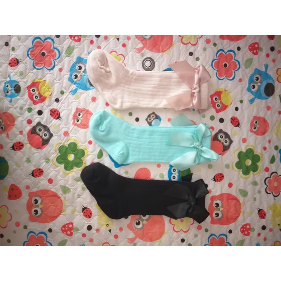 Set De Medias 0a6 Meses Niña Tipo Españolas Shein